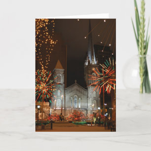 Festiva Navidades En Tarjeta Cleveland