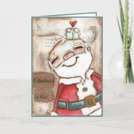 Festiva Navidades es amor - Tarjeta de Navidades