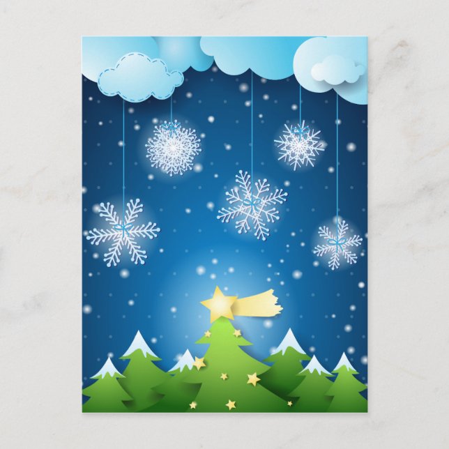 Festiva Navidades Eve, postal (Anverso)