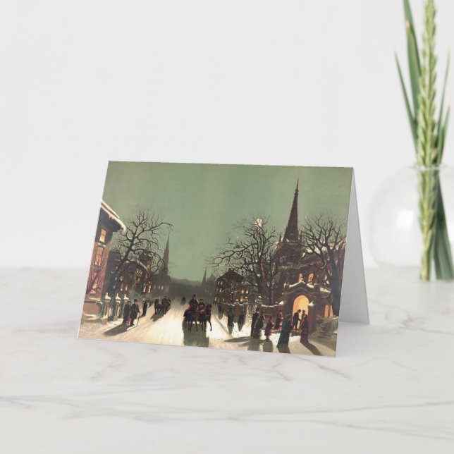 Festiva Navidades Eve Services, Tarjeta De Navidades (Anverso)