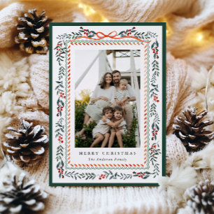 Festiva Navidades festivos fotografiar tarjeta de vacacion