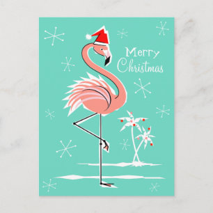 Festiva Navidades Flamingo Flamingo Ferry Christmas postal