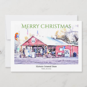 Festiva Navidades fotográficos personalizados Tarjeta Ruta