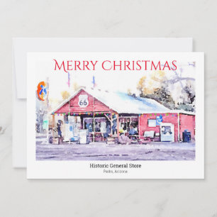 Festiva Navidades fotográficos personalizados Tarjeta Ruta