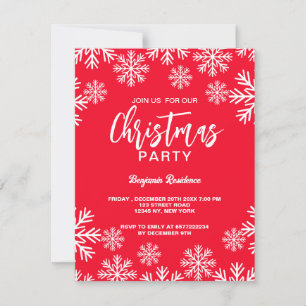 Festiva Navidades Invitar tarjeta Fiesta