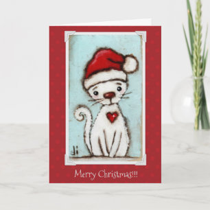 Festiva Navidades Kitty - tarjeta de Navidades