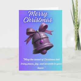 Festiva "Navidades morados le venden una tarjeta de felici