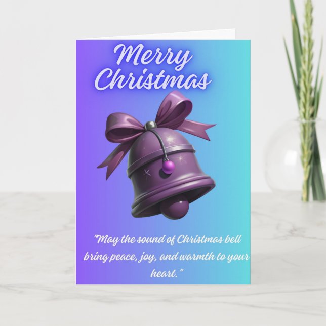 Festiva "Navidades morados le venden una tarjeta de felici (Anverso)