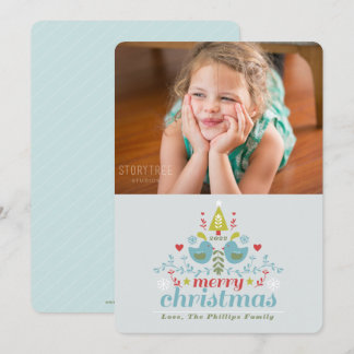 Festiva Navidades populares saludan tarjeta de vacaciones 