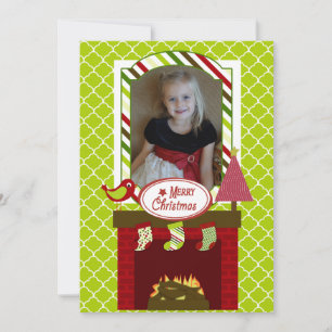 Festiva Navidades reemplazan la tarjeta fotográfica de vac