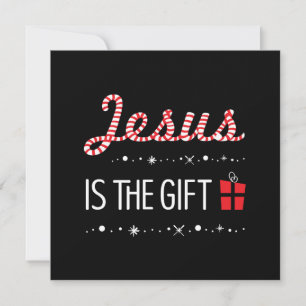 Festiva Navidades religiosos Jesús es la tarjeta de regalo