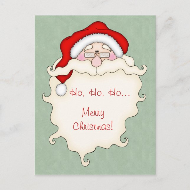 Festiva Navidades saludando postal (Anverso)