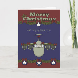 Festiva Navidades, tarjeta de felicitación de la Fuerza Aé