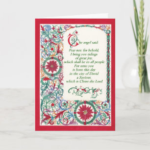 Festiva Navidades ~ Tarjeta de felicitación Florentine Scr