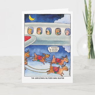 Festiva Navidades: Tarjeta de reno estropeada