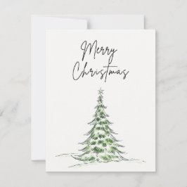 Festiva Navidades Tarjeta "Feliz Navidad" - Árbol