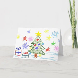 Festiva Niños Navidades Tarjeta para que se lo den a cualq