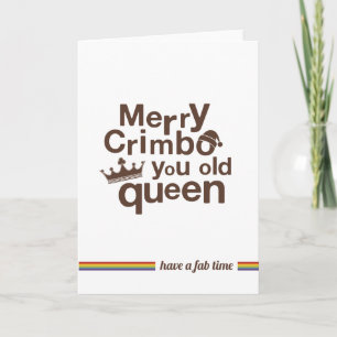 Festiva No diseño directo tarjeta de Navidades de 'tu viej