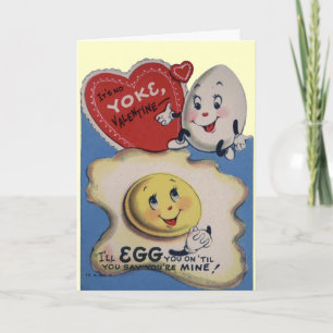 Festiva No es la tarjeta de felicitación de Yoke Valentine