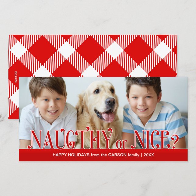 Festiva ¿Nocivo o Niza? Simplicidad en tarjeta de vacacion (Anverso / Reverso)