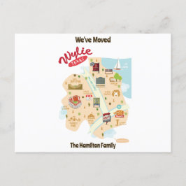 Festiva Nos hemos mudado a la postal de Wylie Texas