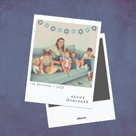 Festiva Nostálgica foto instantánea tarjeta de vacaciones 