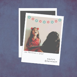 Festiva Nostálgica foto instantánea tarjeta de vacaciones 