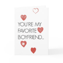 Novio preferido: Tarjeta divertida del el día de