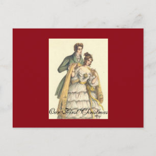 Festiva Nuestra primera postal navideña victoriana
