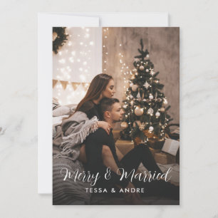 Festiva Nuestra Primera Tarjeta de Foto Romántica Urbana d
