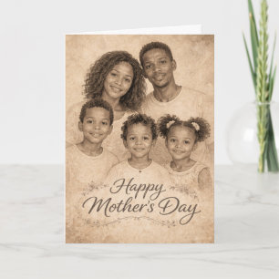 Festiva Nuestra Tesoro de Amor Tarjeta del Día de la Madre