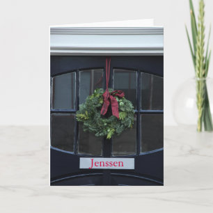 Festiva Nueva tarjeta de Navidades de direcciones - Añadir