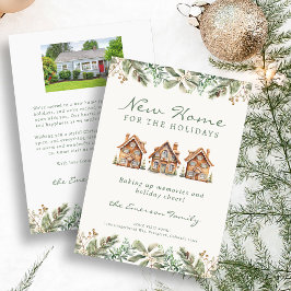 Festiva Nueva tarjeta de vacaciones para fotos en casa