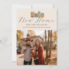 Festiva Nueva Tarjeta Fotográfica Doméstica Con Dibujo De 