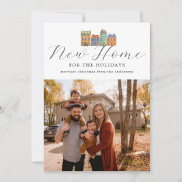 Festiva Nueva Tarjeta Fotográfica Doméstica Con Dibujo De 