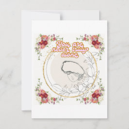 Festiva Nunca Estás Realmente Solo Con Tarjeta