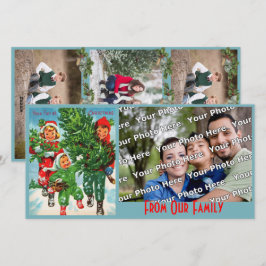 Festiva Obtención de la tarjeta fotográfica del árbol de N