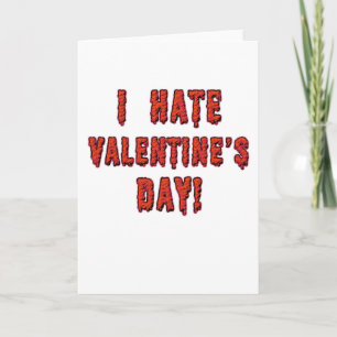 Festiva Odio la tarjeta El día de San Valentín