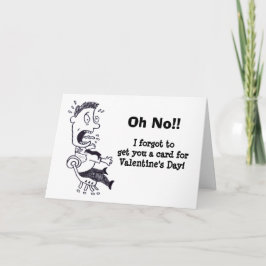 Festiva Oh No Olvidé Tu Tarjeta El día de San Valentín