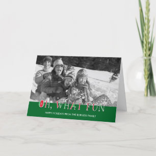 Festiva Oh, qué divertida tarjeta de fotos de vacaciones