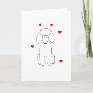 Festiva Oídos de la tarjeta del día de San Valentín del
