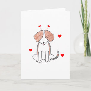 Festiva Oídos de la tarjeta del día de San Valentín del