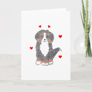 Festiva Oídos de la tarjeta del día de San Valentín del