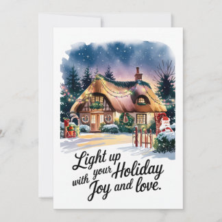Festiva oliday - Tarjeta de Navidades