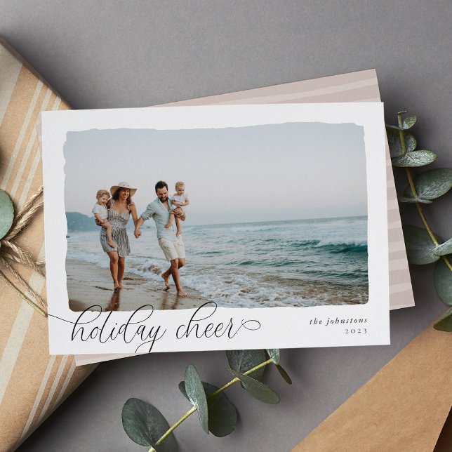 Festiva Ondulado | Tarjeta fotográfica horizontal simple d (Subido por el creador)