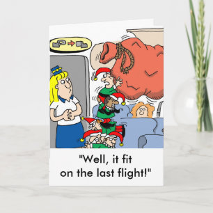 Festiva Operador de vuelo y tarjeta de felicitación de fer
