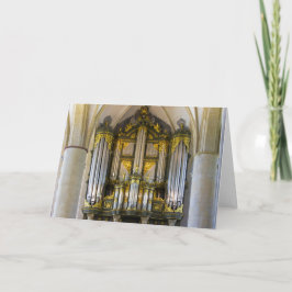 Festiva Órgano, tarjeta de felicitación Groningen, Países 