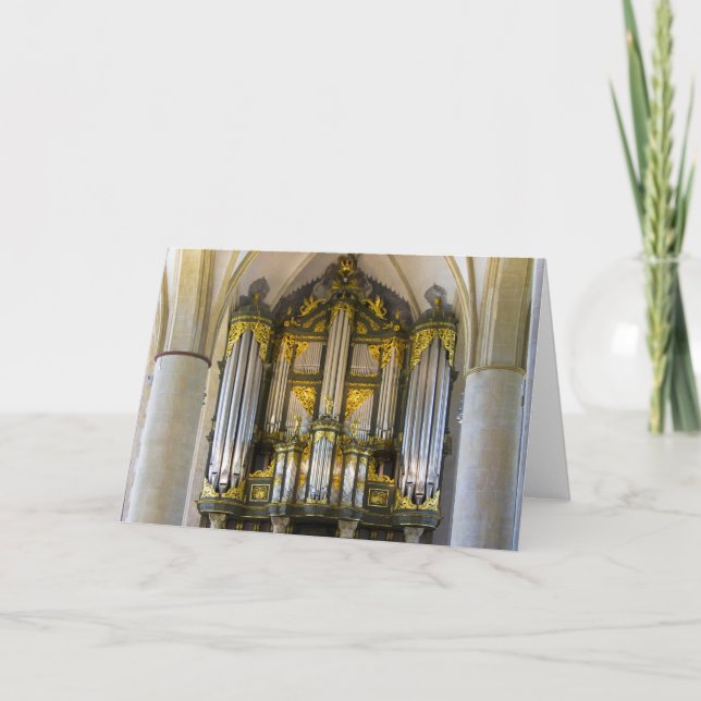 Festiva Órgano, tarjeta de felicitación Groningen, Países  (Anverso)