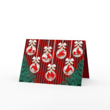 Ornamentos De Rodeo En Tarjeta De Saludo De Festiv