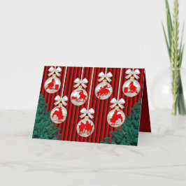 Festiva Ornamentos De Rodeo En Tarjeta De Saludo De Festiv